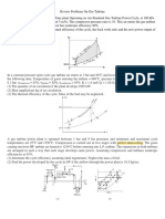 Review Problems On Gas Turbine