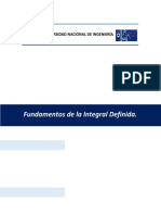 Integral Definida. Teorema Fundamental Del Calculo