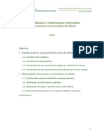 Unidad 6. Transferencias y Eliminación de Documentos en Los Archivos de Oficina - PDF