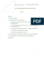 Unidad 5. Organización de Archivos de Oficina - PDF