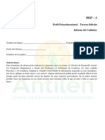 PEP-3 Informe Del Cuidador