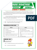 Acidos y Bases para Quinto de Secundaria PDF