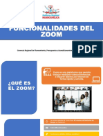 Presentación ZOOM Funcionalidad