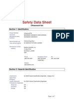 Safety Data Sheet: Ultrasound Gel Section 1. Identification