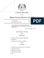 Money Services Business Act 2011: Laws of Malaysia