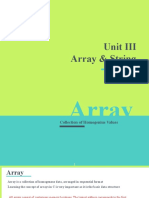 Array and String