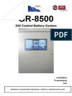 24V Central Battery System: Installation Programming Use