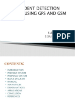 Accident Detection System Using GPS and GSM