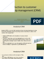 Introduction To Customer Relationship Management (CRM)