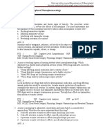 Chapter 12: Basic Principles of Neuropharmacology Test Bank: Multiple Choice