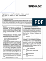 Spe/Iadc: Applications of A Real Time Wellbore Friction Analysis