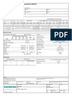 Data Sheet For Three-Phase Squirrel-Cage-Motors SIMOTICS: Motor Type: SD100 FS: 286T - 4p - 30 HP