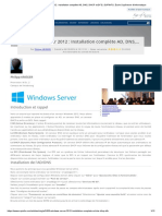 Windows Server 2012 - Installation Complète AD, DNS, DHCP Et DFS - SUPINFO, École Supérieure D'informatique