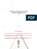 Replacing A Solid State Drive (SSD) in APS/TMS 2600/2800 Devices