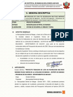 Memoria Descriptiva Losa PDF