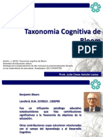 Taxonomia Cognitiva de Bloom