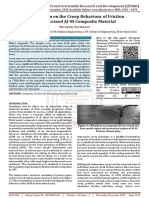 Investigation On The Creep Behaviour of Friction Stir Processed Al Ni Composite Material