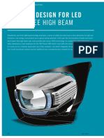 Glare Free High Beam: Modular Design For Led