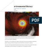 Need For Environmental Literacy: Maria Rosario Virginia Cobar-Garcia Moises Norman Z. Garcia @inquirerdotnet
