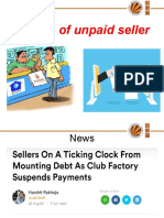 Rights of Unpaid Seller