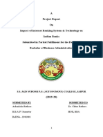 A Project Report (BBA) PDF