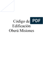 Codigo de Edificacion de Obera PDF