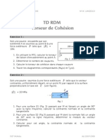 TD RDM-Torseur de Cohésion