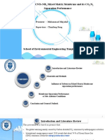 Pebax/Mwcnts-Nh Mixed Matrix Membrane and Its Co /N Separation Performance