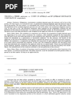 3) Perez vs. Court of Appeals, 323 SCRA 613, G.R. No. 112329 January 28, 2000