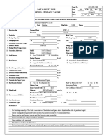 Data Sheet For Slop Oil Storage Tanks: Special Loads (Provide Sketch)