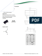 Silicon PNP Epitaxial Type Transistor: Features