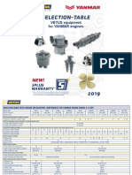 Selection Tables VETUS-YANMAR 2019 EN Landscape