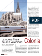 La Nueva Línea de Alta Velocidad Colonia - Frankfurt