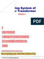 Cooling System of Power Transformer: Module-4