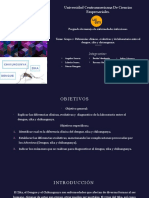 Diferencias Clínicas, Evolutivas y de Laboratorio Entre El Dengue, Zika y Chicungunya.