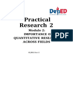 Practical Research 2: Importance of Quantitative Research Across Fields