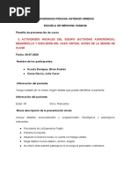 Caso Problema 1, Oncología Desarrollado