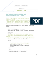 VB Coding-Database and SQL