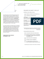 Blank Scholarship Application Form PDF