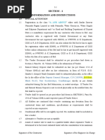 Section - 1 Information and Instructions: 1.0 Special Attention