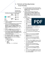 CS5001NA Networks and Operating Systems: Week 9 Workshop