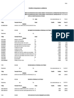 Analisis Costo Unitario ACU