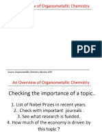 An Overview of Organometallic Chemistry