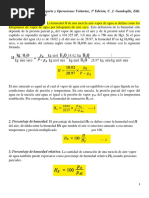 Definiciones y Conceptos (Humedad, Psicrometria)