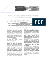 Cost Analysis of Shell and Tube Heat Exchangers With Concetric Helical Tube Coils-Jaric M