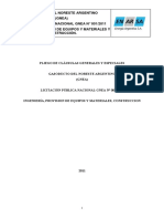 Licitación Gasoducto Noresta Argentino 2011