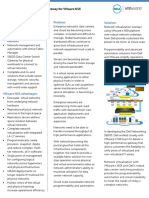 Dell Networking Provides: Problem: Solution:: Dell S6000 Data Center Switch Gateway For Vmware NSX Solution Brief