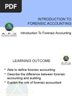 Introduction To Forensic Accounting