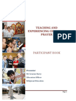 Teaching and Experiencing Christian Prayer