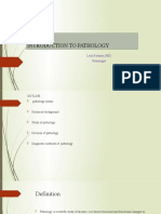 Introduction To Pathology: Leila Berhanu, (MD) Pathologist